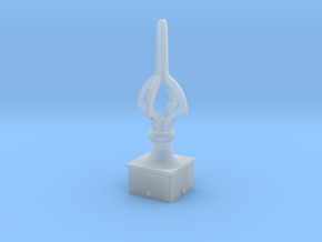 Signal Semaphore Finial (Open Cruciform)1:19 scale in Clear Ultra Fine Detail Plastic