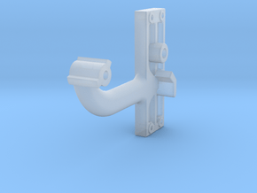 Signal Semaphore Arm (Short) no bolts 1:19 scale in Clear Ultra Fine Detail Plastic