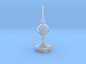 Signal Semaphore Finial (Open Ball) 1:19 scale in Clear Ultra Fine Detail Plastic