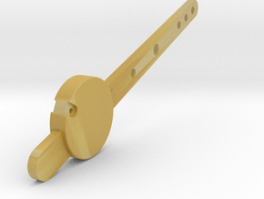 Signal Semaphore Lever with Weight 1:19 scale in Tan Fine Detail Plastic