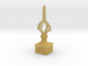 Signal Semaphore Finial (Cruciform) 1:6 scale in Tan Fine Detail Plastic