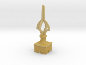 Signal Semaphore Finial (Cruciform) 1:22.5 scale in Tan Fine Detail Plastic