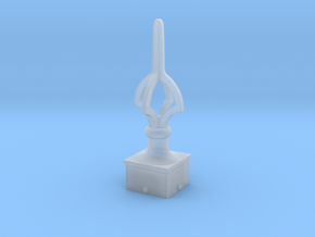 Signal Semaphore Finial (Cruciform) 1:22.5 scale in Clear Ultra Fine Detail Plastic