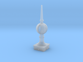 Signal Finial (Open Ball) 1:22.5 scale in Clear Ultra Fine Detail Plastic
