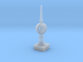 Signal Finial (Open Ball) 1:6 scale in Clear Ultra Fine Detail Plastic