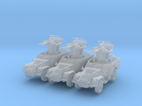 BTR-40 A (x3) 1/285 in Clear Ultra Fine Detail Plastic