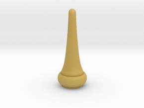 Signal Semaphore Finial Pointed Cone 1:19 scale in Tan Fine Detail Plastic