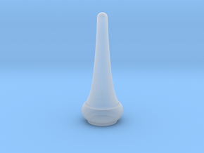 Signal Semaphore Finial Pointed Cone 1:6 scale in Clear Ultra Fine Detail Plastic