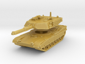 M1A1 Abrams Tank 1/120 in Tan Fine Detail Plastic