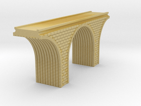 Z Scale Arch Bridge Single Track 1:220 Scale in Tan Fine Detail Plastic