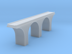 N Scale Arch Bridge Double Track 1:160 Scale in Clear Ultra Fine Detail Plastic