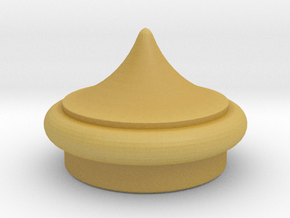 Finial Round Point 1:19 scale in Tan Fine Detail Plastic