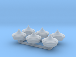 Finial Round Point 1:19 Pack in Tan Fine Detail Plastic