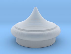 Finial Round Point 1:22.5 scale in Clear Ultra Fine Detail Plastic