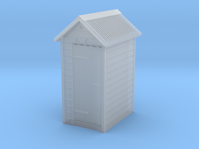 VR Outdoor Dunny WC Toilet Outhouse 1:160 Scale in Clear Ultra Fine Detail Plastic
