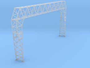VR Pin Arch 4 Track #1 Gantry 1:160 Scale in Clear Ultra Fine Detail Plastic