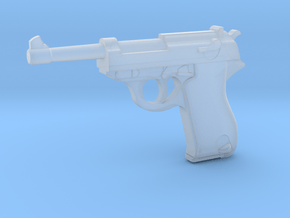 Walther P38 (1:18 scale) in Clear Ultra Fine Detail Plastic