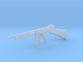 Thompson M1928 20rds (1:18 Scale) in Clear Ultra Fine Detail Plastic