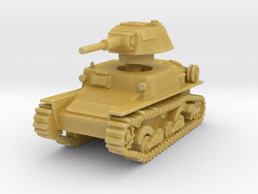 L6 40 Light tank 1/100 in Tan Fine Detail Plastic