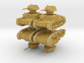m15 42 Tank (4 pieces) 1/160 in Tan Fine Detail Plastic