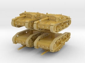 Semovente M42 75/34 (4 pieces) 1/144 in Tan Fine Detail Plastic