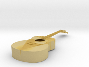 1/18 Acoustic Guitar in Tan Fine Detail Plastic