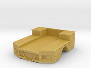 1/64 Truck Bed with tool boxes in Tan Fine Detail Plastic