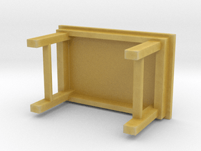 1/64 simple work bench in Tan Fine Detail Plastic