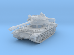T55 Tank 1/160 in Clear Ultra Fine Detail Plastic