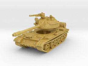 T-55 A Tank 1/100 in Tan Fine Detail Plastic