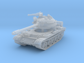 T-55 A Tank 1/100 in Clear Ultra Fine Detail Plastic