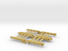 1/64 Danahoo trailer ramps in Tan Fine Detail Plastic