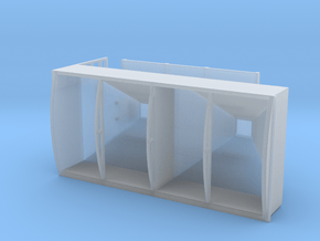 1/64 Fertilizer Tender bed in Clear Ultra Fine Detail Plastic