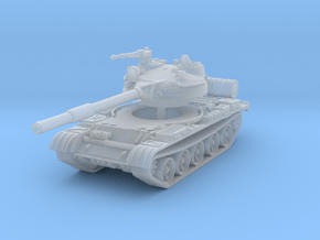 T62 Tank 1/100 in Clear Ultra Fine Detail Plastic