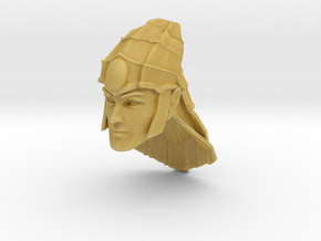 head elf 2 with helmet in Tan Fine Detail Plastic