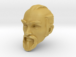 dwarf head 1 in Tan Fine Detail Plastic