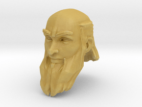 dwarf head 3 in Tan Fine Detail Plastic