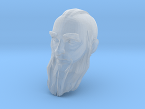 dwarf head 4 in Clear Ultra Fine Detail Plastic
