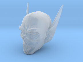 vampire head 1 in Clear Ultra Fine Detail Plastic