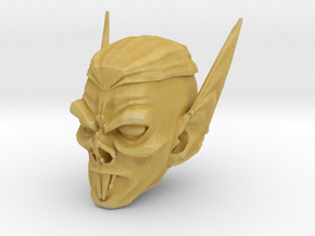 vampire head 3 in Tan Fine Detail Plastic