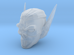 vampire head 3 in Clear Ultra Fine Detail Plastic