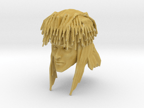 Jareth head 1 in Tan Fine Detail Plastic