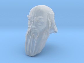 dwarf head 5 in Clear Ultra Fine Detail Plastic
