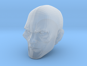 Bald Head 2 in Clear Ultra Fine Detail Plastic