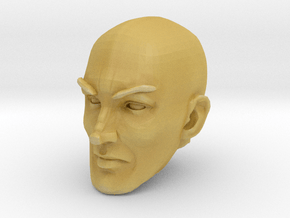 Bald head 3 in Tan Fine Detail Plastic