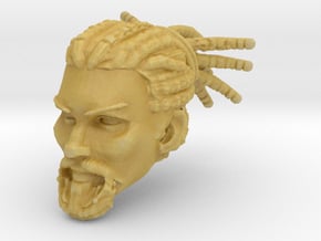 Atiq Head 1 for Mythic Legions 2.0 in Tan Fine Detail Plastic
