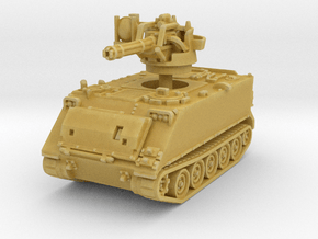 M163 A1 Vulcan late (no skirts) 1/100 in Tan Fine Detail Plastic