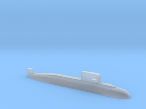 PLA[N] 039A Submarine, 1/1800 in Clear Ultra Fine Detail Plastic