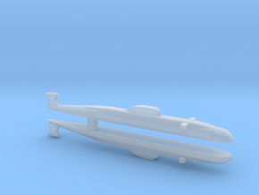 Victor Class SSN x 2, 1/2400 in Clear Ultra Fine Detail Plastic