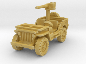 Jeep Willys 50 cal (window down) 1/120 in Tan Fine Detail Plastic